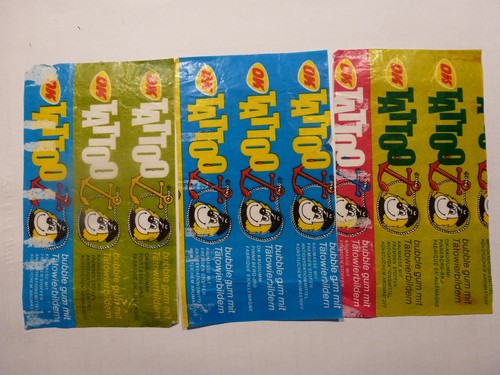 Tattoo bubble gum kaugummi - ok,