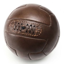 Retro Leder Fußball T-Schnitt