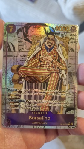 One piece tcg borsalino - one,