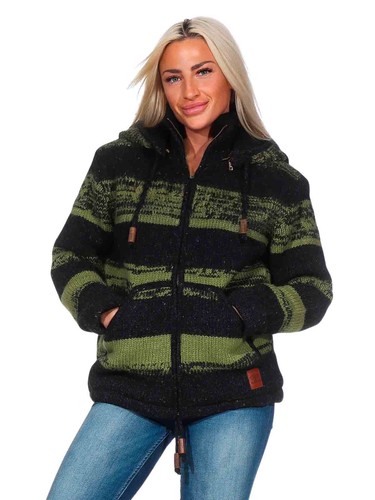 Unisex strickjacke goa wolle - strickjacke,
