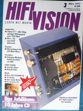 HIFI VISION 3/93,MOSS ULTRASTAT,TANNOY 611,AMC CTV 3030,MERACUS ONESTA,LINE RG 9