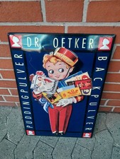 Blechschild. DR. OETKER