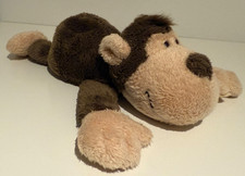 Nici Affe Nardu ca. 25 cm Stofftier Kuscheltier Ledernase Magnete in den Händen