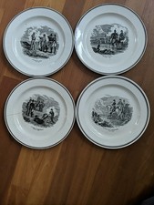 Teller 19,5cm Porzellan Sarreguemines 4 Teller