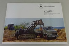 Prospekt / Broschüre Mercedes-Benz LK/LAK 710 Stand 12/1965