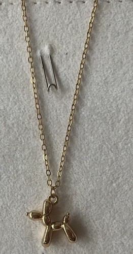 Damen halskette hund - halskette, gold