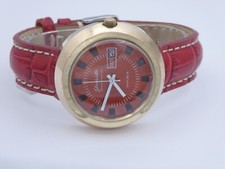 Vintage GUB Glashütte Spezimatic Herrenuhr Vergoldet 14K Ref :282918