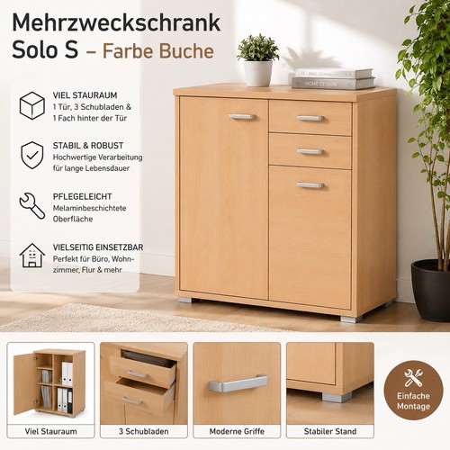 Kommode schrank buche - schrank,