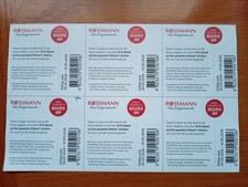 6x 10 % Rossmann Coupons