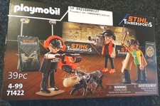 Playmobil Set STIHL Timbersports Edition 71422 NEU/OVP 39Teile