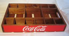 Coca Cola Echtholz Tablett