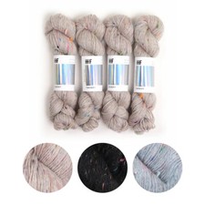 Igel Strickwolle Fasern Tweedy