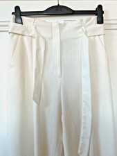 Schicke, cremefarbene Marlene -  Hose Gr. S