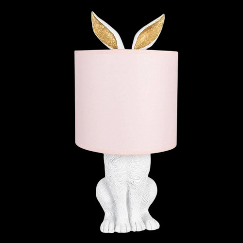 Verspielte tischlampe hase - tischlampe, mit