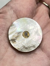 Jugendstil Perlmutt 585 Gold