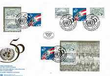 Ersttagsbrief Vereinte Nationen 50th Anniversary of the United Nations