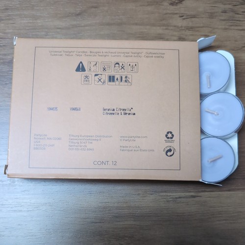 Partylite teelichter geranium - partylite,