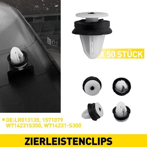 50x befestigungsclips mit - 50x,