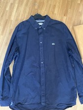 Lacoste Hemd Blau in L slim