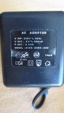 Netzteil  Ladegerät  AC Adaptor  5,4VA =  oder 9V ⏦  AC/DC Adapter 230V