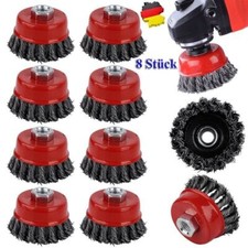 8x Topfbürste Stahl