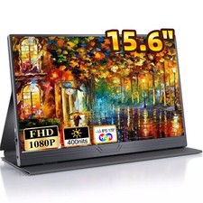 Portable Monitor 15,6 Zoll Tragbarer Monitor Display 1920*1080 PC Bildschirm