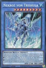 YuGiOh Nekroz von Trishula (V.1) BLMM-DE132 Secret Rare Deutsch Neu 1st