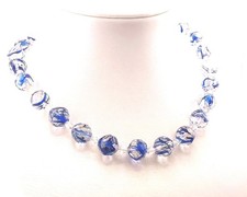 Antike murmelglas kette - murmelglas,