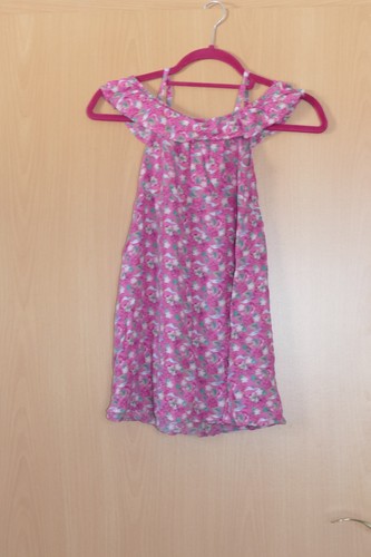 Mädchen kleid rosa blumen - kleid,