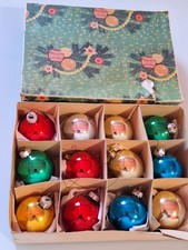 Weihnachtsbaumkugeln Glas/Plastik aus der DDR 