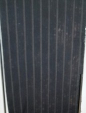 Stoff Rest schwarz  gestreift gebatikt  Wolle Nähen