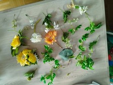 Konvolut * Kunstblumen * Deko * Blüten * Blätter * Basteln * Strauß