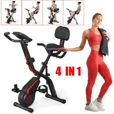 4 in 1 Indoor Fitness Bike Fahrrad Heimtrainer Trimmrad Hometrainer LCD display