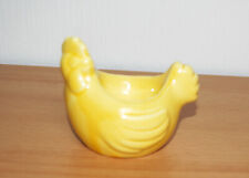 Eierbecher Huhn Hahn gelb Keramik 2