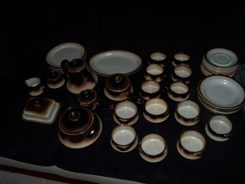 Tuscia service white stone - white,