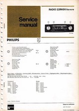 Service Manual-Anleitung für Philips 22 RN 311 