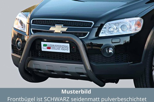 Frontbügel edelstahl schwarz - frontbügel,
