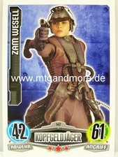 Force Attax Movie Card - Zam Wesell #147