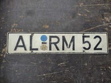 Nummernschild alt/antik Altena AL