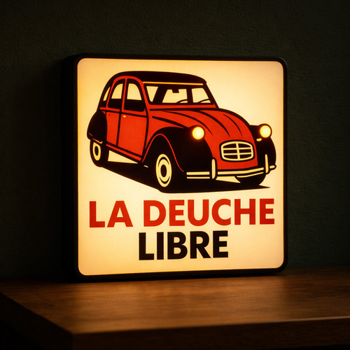 2cv led leuchtbox usb deko - led,