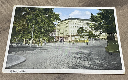 Alte seltene halle saale - saale,