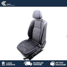 Sitz vorn rechts Beifahrersitz Mercedes Benz C-Klasse W204 Teilleder schwarz