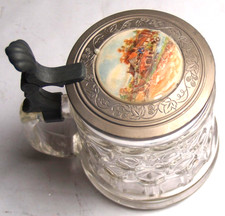 Bierkrug mit Deckel , 0,5 L