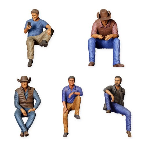 Menschen auto figuren set - auto,