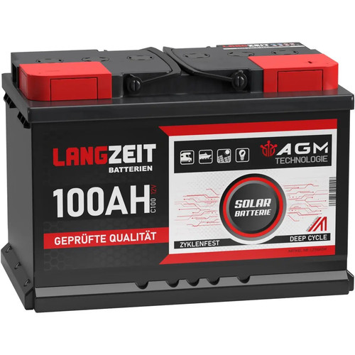 Agm batterie 100ah 12v - 100ah,