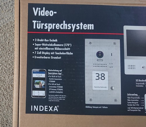 Video türsprechanlage indexa - video,