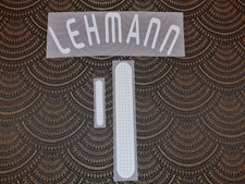 Deutschland DFB Lehmann 1 2008 Flock Beflockung für Trikot Spielertrikot  W0139