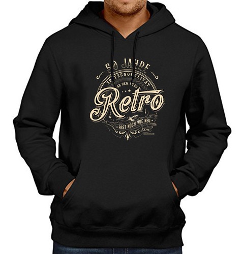 Hoodie retro jahre - hoodie,