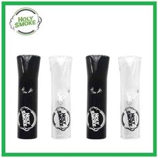 Glas Rauchspitzen, wiederverwendbare glasfilterspitze, schwarz oder transparent 8 mm x 35 mm