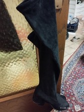 Stiefel overknee Gr 40 Schwarz